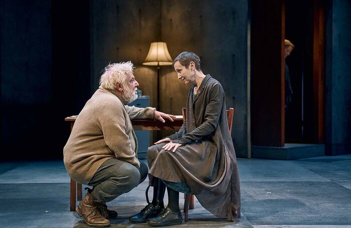 Simon Russell Beale and Lia Williams in John Gabriel Borkman at the Bridge Theatre, London. Photo: Manuel Harlan