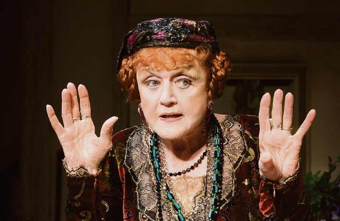 Angela Lansbury in Blithe Spirit (2014). Photo: Johan Persson