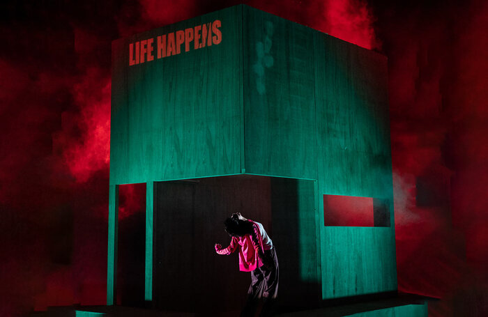 In This Smoking Chaos, a design-led production as part of Queen's Theatre Hornchurch's Blueprint festival. Photo: Zbigniew Kotciewicz