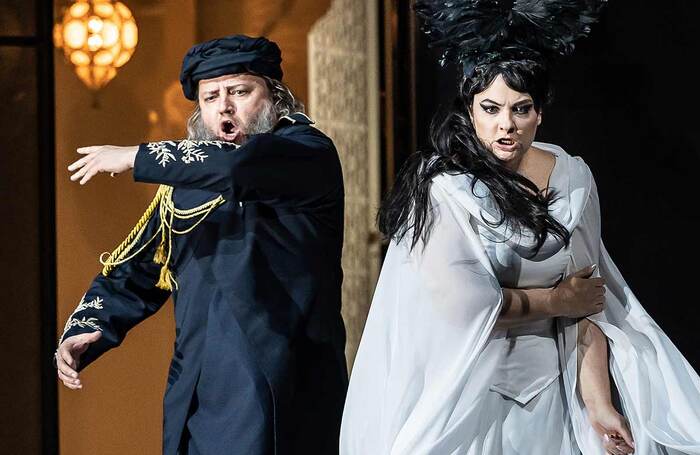 Jozef Benci and Jennifer Davis in Wexford Festival Opera's Armida at the National Opera House. Photo: Clive Barda