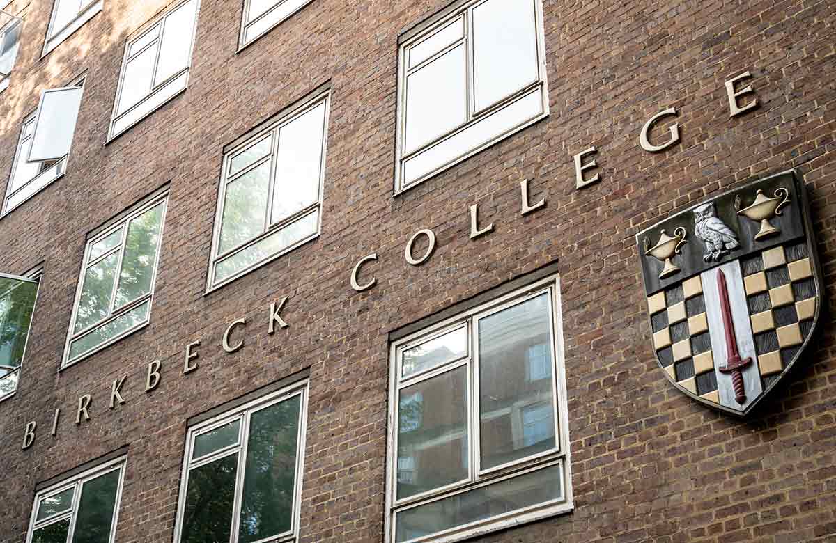 Birkbeck, University of London. Photo: Shutterstock