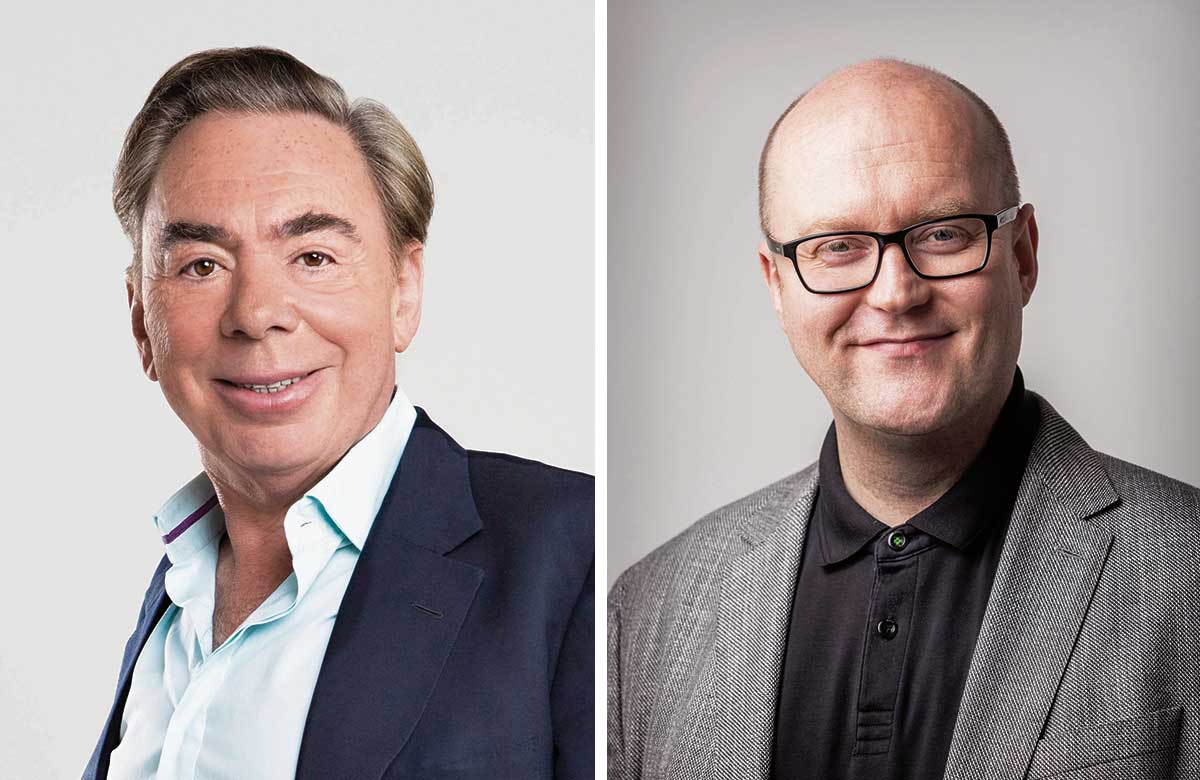 Andrew Lloyd Webber and Michael Harrison. Photo: ITV