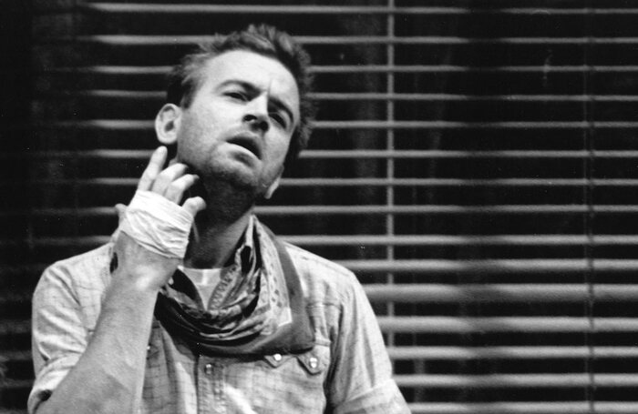Ian Charleson in Fool for Love at the Cottesloe (now Dorfman) Theatre, London, in 1984. Photo: Robert Workman