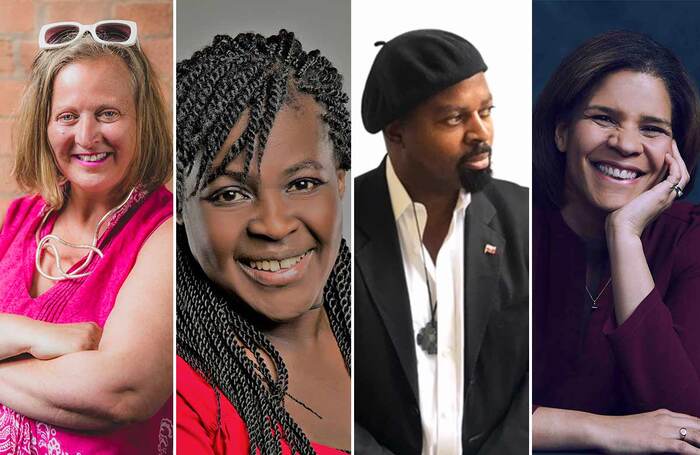 Jenny Sealey, Maggie Aderin-Pocock, Ben Okri and Anne Mensah, announced today as new vice presidents of Royal School of Speech and Drama. Photo: Becky Bailey/Lovelight Photography/Matt Bray/Netflix