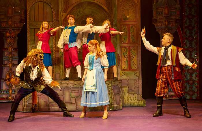 Beauty and the Beast at the Courtyard Theatre, Hereford. Photo: Mark Douet