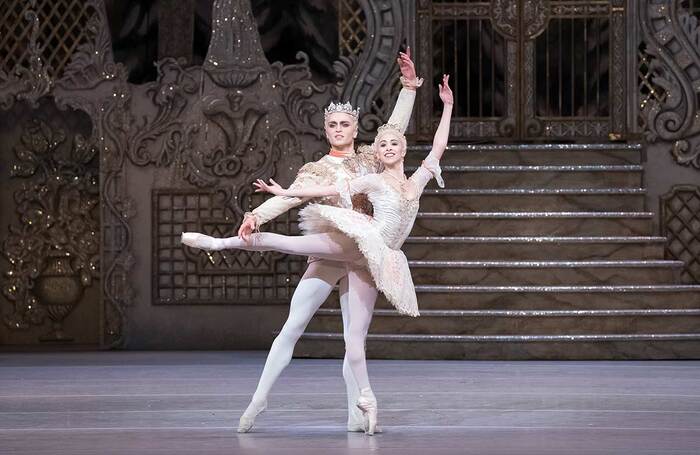 Yasmine Naghdi and Matthew Ball in The Nutcracker at the Royal Opera House, London. Photo: Karolina Kuras