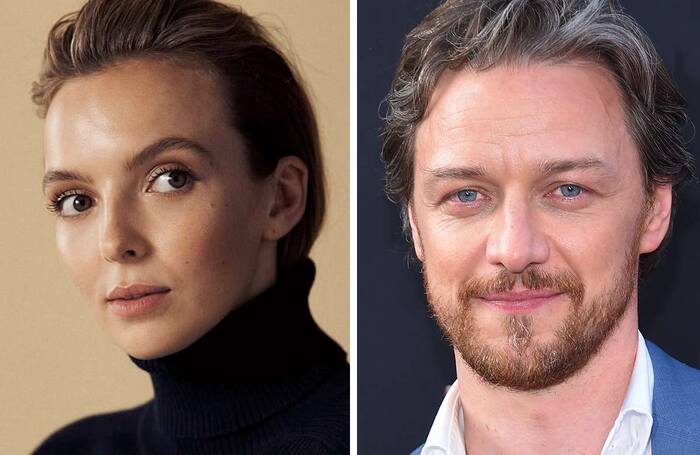 Jodie Comer and James McAvoy (photo: Shutterstock) were among the winners of this year's Evening Standard awards.