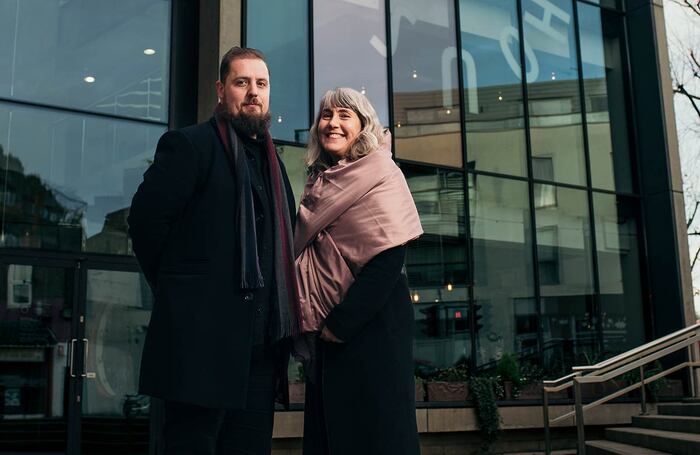 Founders of The Ticket Bank: Chris Sonnex and Caroline McCormick. Photo: James Allan