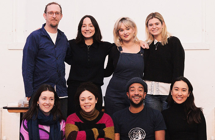 (Top row left to right) Leo Bill,  Lydia Leonard, Lola Shalam and Alison Oliver. (Bottom row left to right) Carly-Sophia Davies, Aurora Dawson-Hunte, Nathan Armarkwei-Laryea and Ioanna Kimbook.  Photo: Anita Kamara