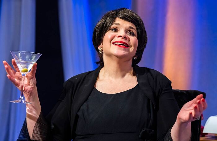 Debbie Chazen in Irrelevant at Seven Dials Playhouse, London. Photo: Tristram Kenton