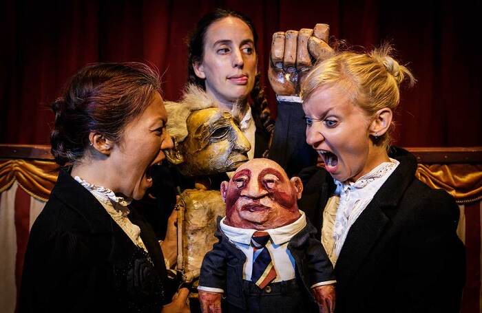 Famous Puppet Death Scenes at the Barbican Pit, London. Photo: A D Zyne