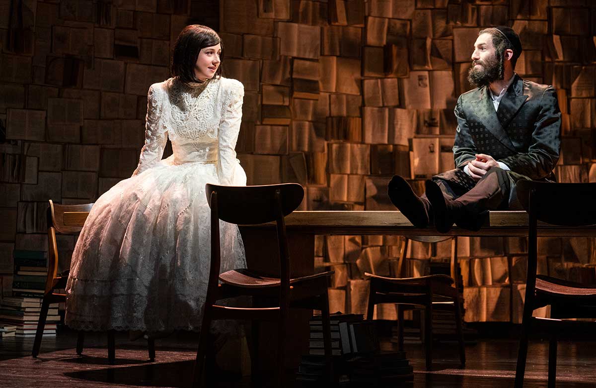 Lucy Freyer and Dave Klasko in Roundabout Theatre Company’s production of The Wanderers at  Laura Pels Theatre, New York. Photo: Joan Marcus