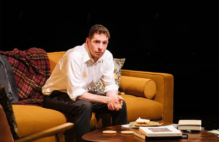 Gerard Kearns in Beginning at Royal Exchange Theatre, Manchester. Photo: Helen Murray