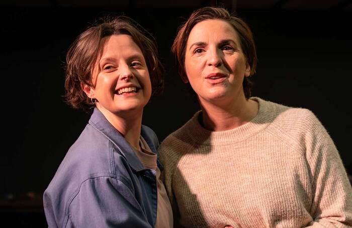 Gemma Lawrence and Kathryn Bond in The Beach House at Park Theatre, London. Photo: David Monteith-Hodge