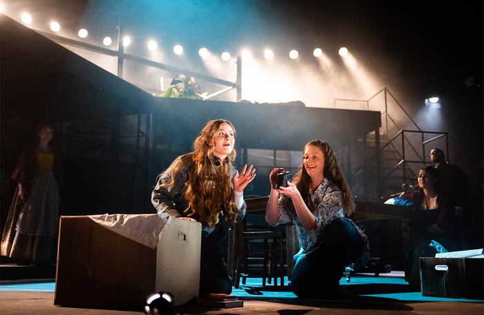 Bethany Tennick and Melanie Bell in A Mother’s Song at Macrobert Arts Centre, Stirling. Photo: Tommy Ga Ken Wan