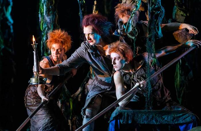 Sarah Connolly (centre) in Rusalka at the Royal Opera House, London. Photo: Tristram Kenton