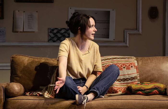 Rachel Brosnahan in The Sign in Sidney Brustein’s Window at BAM Harvey Theater, New York. Photo: Julieta Cervantes