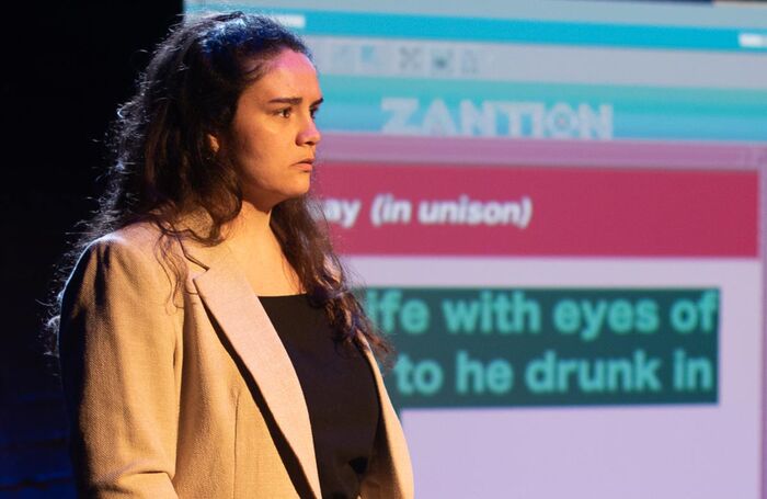 Inés Collado in Person Spec at Alphabetti Theatre, Necastle. Photo: Ian Mackintosh