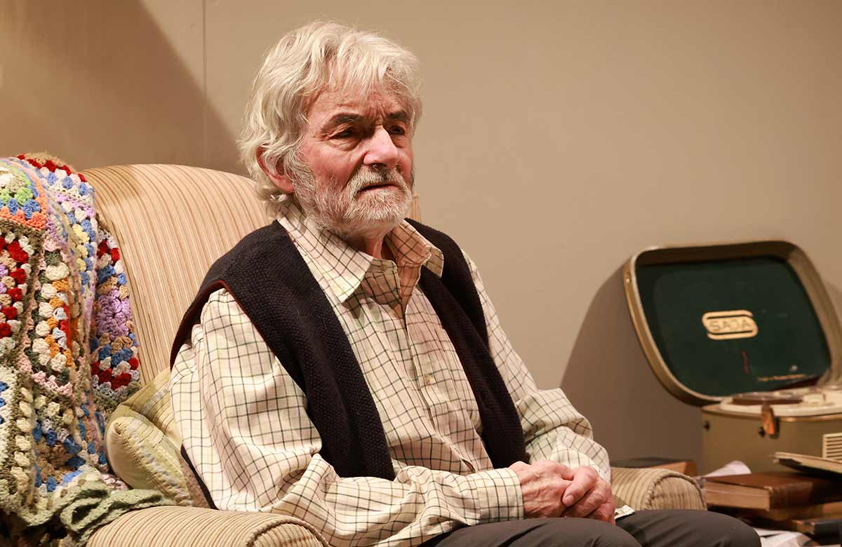 Tim Hardy in The Journey to Venice at Finborough Theatre, London. Photo: Simon Annand
