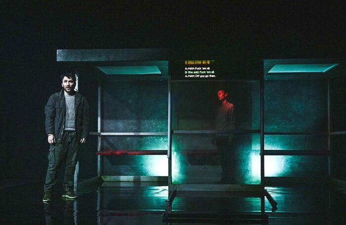 Richard Mylan and Sophie Melville in Sorter at Swansea Grand Theatre. Photo: Kirsten McTernan