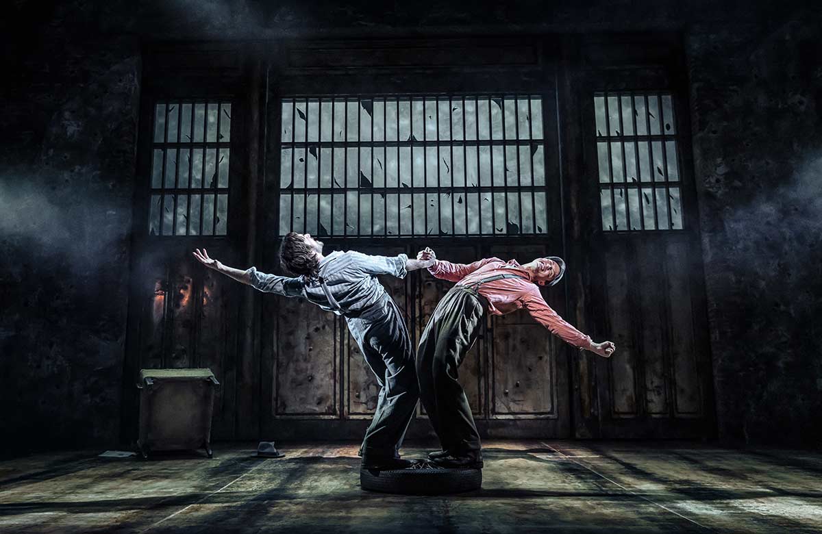 Georgie Maguire and Jordan Luke Gage in Bonnie and Clyde – The Musical at the Garrick, London. Photo: The Other Richard