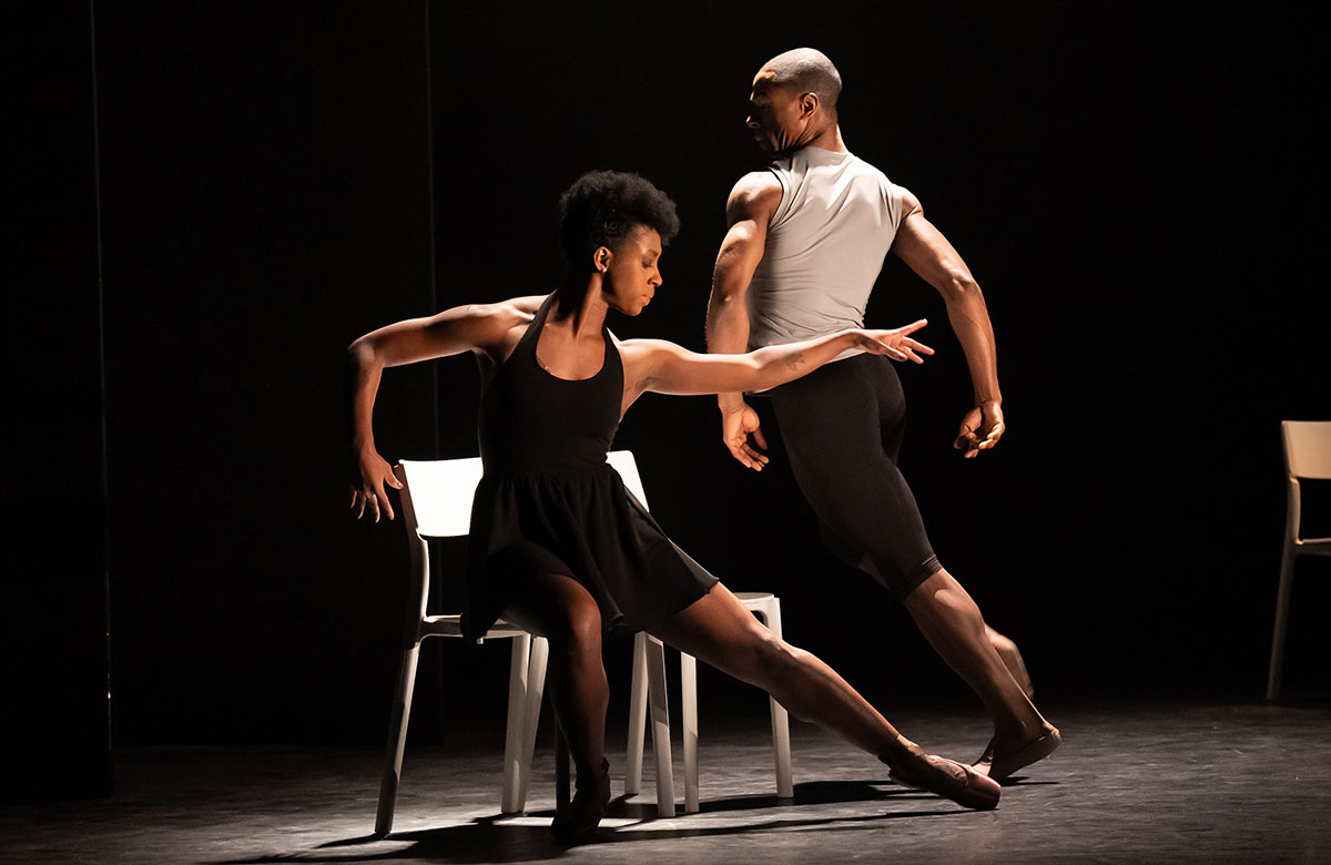 Isabela Coracy and José Alves in Then or Now at the Barbican. Photo: Bill Cooper