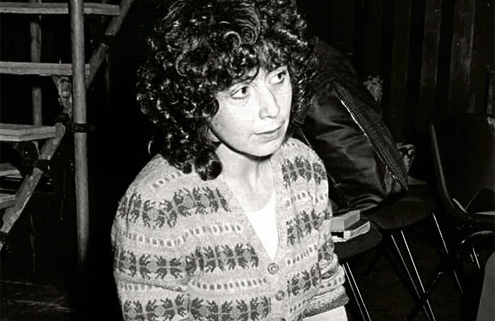 Patti Love in rehearsals for Mary Barnes at Birmingham Rep, 1978