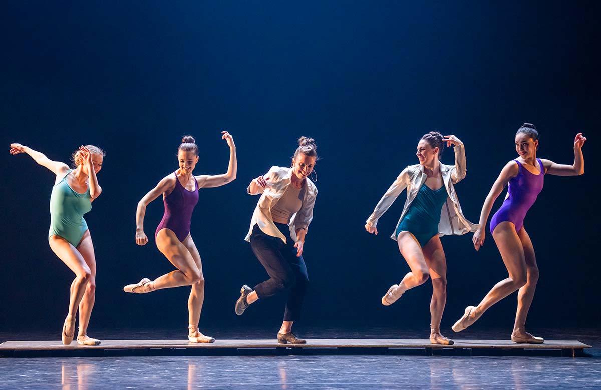 A scene from Time Spell, part of Turn It Out with Tiler Peck and Friends at Sadler's Wells, London. Photo: Tristram Kenton