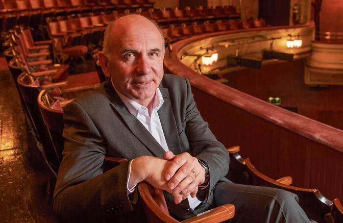 Duncan Hendry in the Festival Theatre auditorium , Edinburgh. Photo: Phil Wilkinson