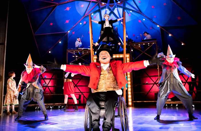 Garry Robson in Waldo’s Circus of Magic and Terror at Bristol Old Vic. Photo: Paul Blakemore