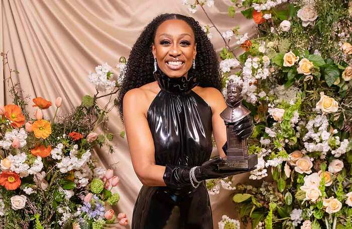 Beverley Knight at the Olivier Awards 2023 in London. Photo: Pamela Raith