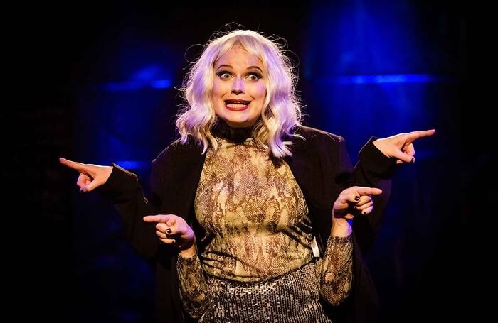 Bathsheba Piepe in The Woman Who Turned Into a Tree at Omnibus Theatre, London. Photo: Dan Tsantilis