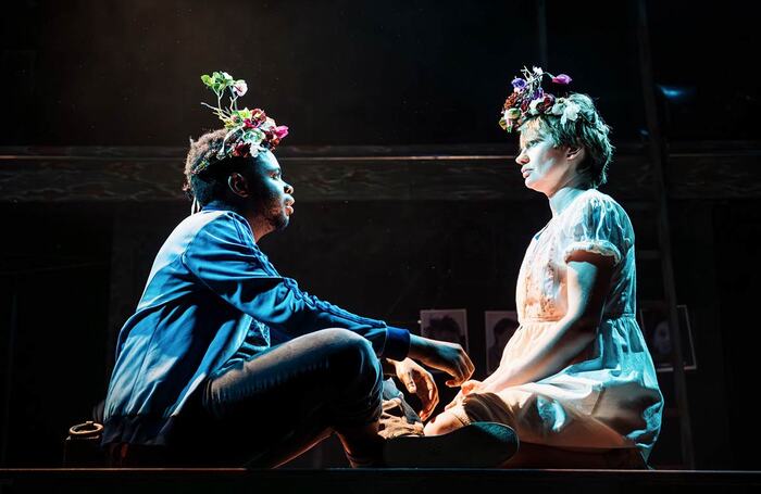 Ike Bennett and Lua Bairstow in Wuthering Heights at Royal and Derngate, Northampton. Photo: Alex Brenner