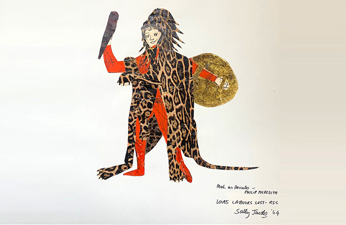 Sally Jacobs' costume design for Love's Labours Lost in 1964