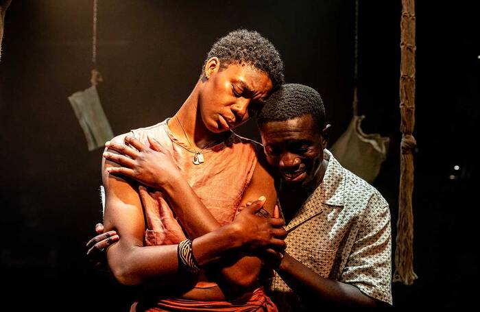 Under the Kundè Tree at Southwark Playhouse, London. Photo: Steve Gregson