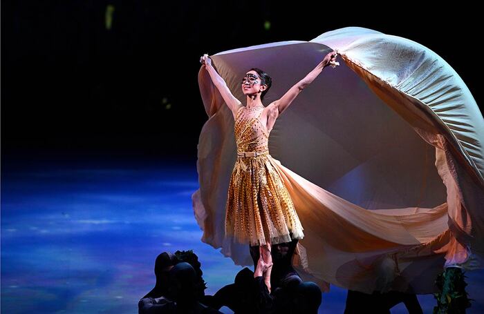 Erina Takahashi in Cinderella at Royal Albert Hall, London. Photo: Laurent Liotardo