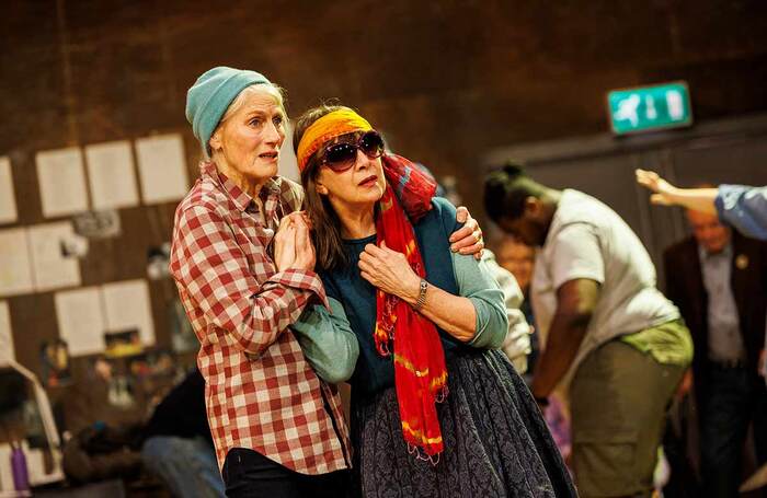 Geraldine James and Maureen Beattie in As You Like It at the Royal Shakespeare Theatre, Stratford-upon-Avon. Photo: Ellie Kurttz/RSC