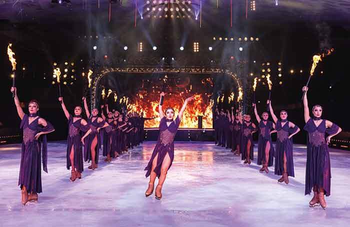 A scene from Hot Ice: Amore, Amor, Amour at the Arena, Blackpool Pleasure Beach