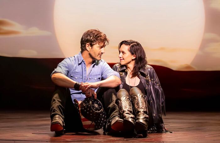 Oliver Tompsett and Lena Hall in In Dreams at Leeds Playhouse. Photo: Pamela Raith