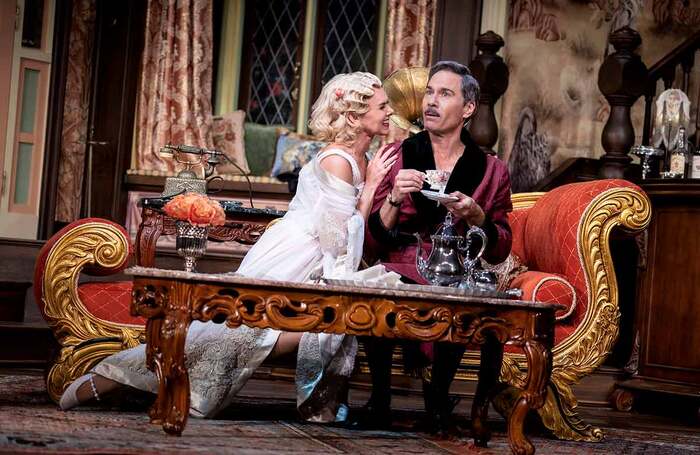 Laura Bell Bundy and Eric McCormack in The Cottage at the Hayes Theater, New York. Photo: Joan Marcus