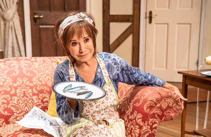 Felicity Kendal in Noises Off. Photo:-Johan Persson