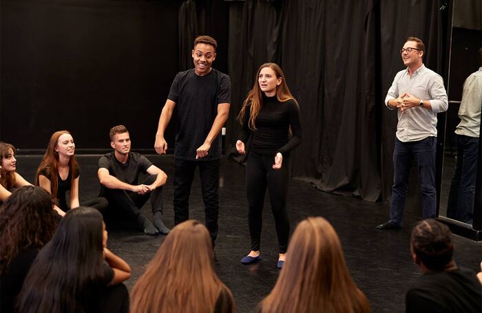 Students at an acting lesson. Photo: Shutterstock