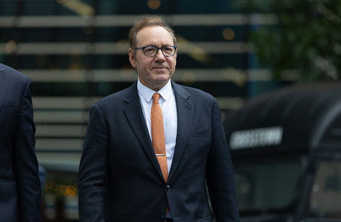 Kevin Spacey arriving at Southwark Crown Court in London on July 24. Photo: Shutterstock