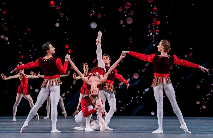 A scene from Jewels by the Australian Ballet at Royal Opera House, London. Photo: Tristram Kenton