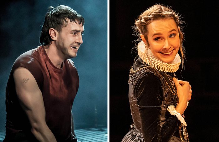 Paul Mescal in A Streetcar Named Desire and Rose Ayling-Ellis in As You Like It. Photos: Marc Brenner/Johan Persson