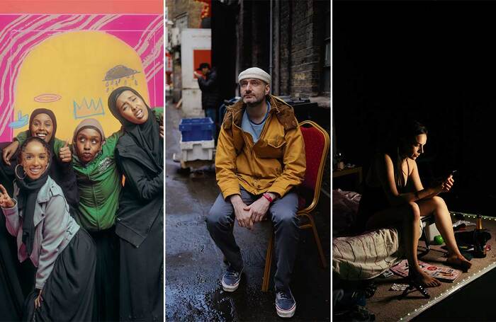 Dugsi Dayz at Underbelly, Cowgate (Photo: Guy J Sanders), Lorenzo at Summerhall (Photo: Ed Moore) and Sad-Vents at Bristo Square, Underbelly