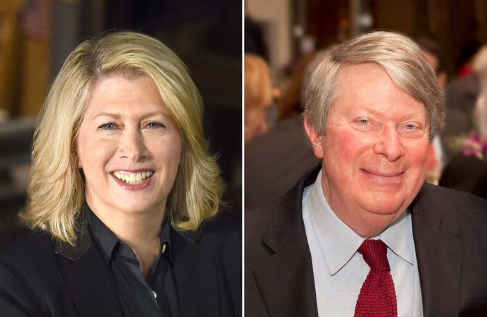 Second Stage’s Carole Rothman and Lincoln Center Theater's André Bishop. Photos: Jennifer S. Altman/Chasi Annexy