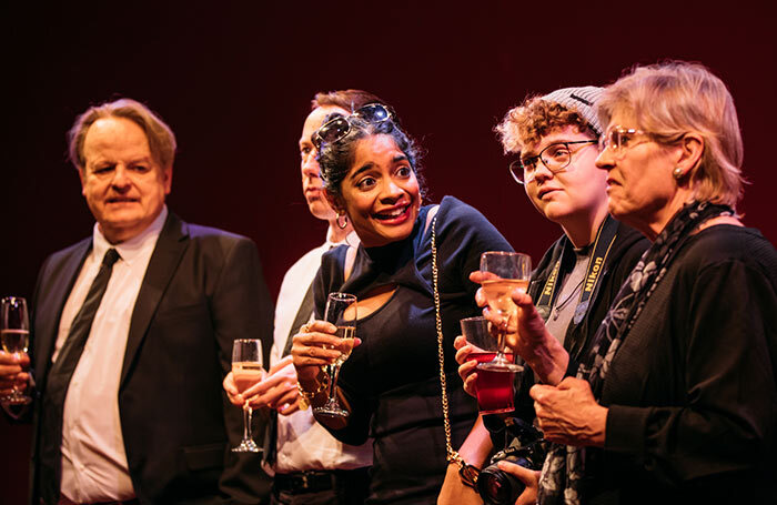 A scene from The Cold Buffet at Live Theatre, Newcastle upon Tyne. Photo: Von Fox Promotions