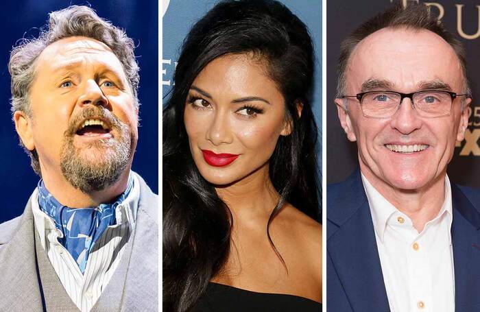 Michael Ball, Nicole Scherzinger and Danny Boyle. Photos: Tristram Kenton/Shutterstock