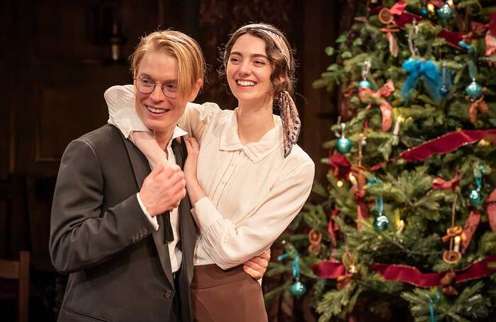 Freddie Fox and Tanya Reynolds in She Stoops to Conquer at Orange Tree Theatre, London. Photo: Marc Brenner